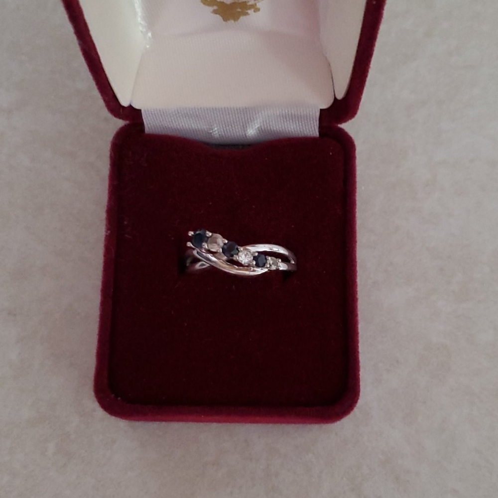 Kay Jeweler Sapphire & Silver 925 Ring